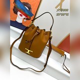 Большая сумка TOD’S из импортной телячьей кожи с мелким личи, нежная и мягкая, с