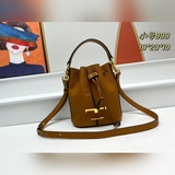 TOD’S Тодс сумка-бакет из импортной телячьей кожи, мелкий личи, нежная и мягкая 