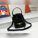 TOD’S Тодс сумка-бакет из импортной телячьей кожи, мелкий личи, нежная и мягкая 