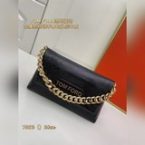 Tom Ford, новая модель, сумка-клатч с металлической цепочкой, изготовлена из кож