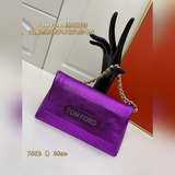 Tom Ford, новая модель, сумка-клатч с металлической цепочкой, изготовлена из кож