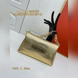 Tom Ford, новая модель, сумка-клатч с металлической цепочкой, изготовлена из кож