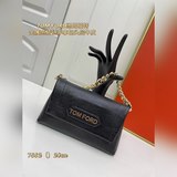 Tom Ford, новая модель, сумка-клатч с металлической цепочкой, изготовлена из кож
