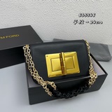 Сумка Tom Ford, новая модель — гладкая текстура, полностью из кожи, с поворотной