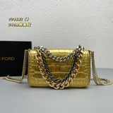 В комплекте с коробкой, сумка TF Tom Ford Palmetto Triple с цепочкой и рельефным