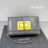 Оригинальная коробка Tom Ford, полностью из кожи, с поворотной застежкой на пере
