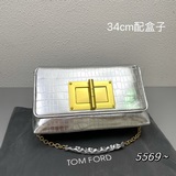 Оригинальная коробка Tom Ford, полностью из кожи, с поворотной застежкой на пере