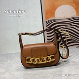 Маленькая сумка VLOGO CHAIN из тельцевой кожи, металлическая цепочка с логотипом
