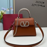 В комплекте： новая сумка Valentino VSLING из телячьей кожи с маленькими хрусталь