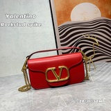 VALENTINO Huajia Женская сумка MINILOCO из телячьей кожи с металлической цепочко