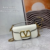 VALENTINO Huajia Женская сумка MINILOCO из телячьей кожи с металлической цепочко