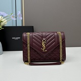 Новая модель с коробкой, кожаная сумка YSL в стиле почтальона, очень популярная 
