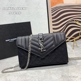 【Комплектация】 YSL Saint Laurent WOC сумка с цепочкой и конвертом. Незаменимый к