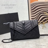【Комплектация】 YSL Saint Laurent WOC сумка с цепочкой и конвертом. Незаменимый к