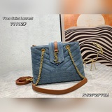 YSL Lou Lou Puffer вымытая джинсовая сумка Lou Lou — чрезвычайно популярная моде