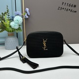 В комплекте коробка, сумка для фотоаппарата из кожи YSL Saint Laurent [новый] Фу