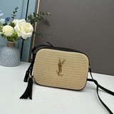 В комплекте коробка, сумка для фотоаппарата из кожи YSL Saint Laurent [новый] Фу