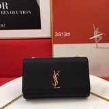 Сумка Saint Laurent с логотипом на передней клапане, ремешком через плечо с заст