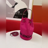 BALENCIAGA Весна-лето Новая модель NAVY CABAS Сумка-бакет из прочного хлопкового