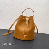 Новейшая модель, сумка-бакет с завязками от Burberry, с фирменным логотипом «the