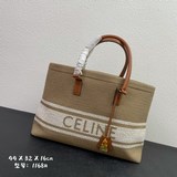 Celin Cabas — сумка для покупок из шерсти и телячьей кожи, с подкладкой из 100% 