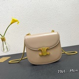 Цепочка CELINE 2023 Осенняя новинка Сумка в форме седла Триумфальная арка Неболь