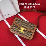 celine.triomhe Ретро и универсальный! Блестящая сумка из телячьей кожи с застежк
