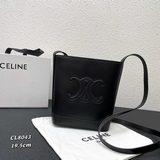 Маленькая сумка Celine в форме ведра, вес 0,5 кг, изготовлена из кожи, с большим