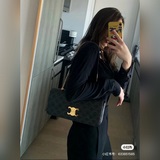Сумка с логотипом Celine Triomphe Размер： 33 x 13 x 5 см.