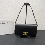 Новая модель сумки Celine через плечо из телячьей кожи, трапециевидная форма, мя