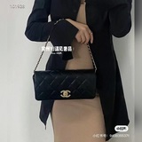 Новая сумка Chanel с жемчужной застежкой в форме багета. Новая сумка из овечьей 