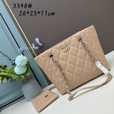 chanel： 23c сумка для покупок, сумка для покупок с ромбовидным узором, оригиналь