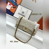 Большой Chanel： новейшая популярная модель, мягкий мелкий шерстяной фетр： светло