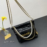 Chanel 2023 осень-зима мини-версия сумки для мусора. Можно носить через плечо ил