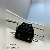 chanel 23b импортная сумка из кожи быка с двойными плечевыми ремнями и классичес