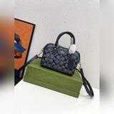Новая женская сумка Coach rowanpvc New Boston, мини-сумка-бакет с плечевым ремне