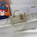 Верхний слой овечьей кожи, Dior 2023, новый размер, маленькая сумка Lady D-Joy, 