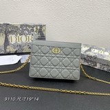 Diorcaroouch – новая популярная модель сумки с цепочкой, изящная и компактная, с