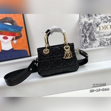 Комплект Lady Dior Модная сумка из кожи с простеганным узором в виде крупной кле