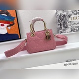 Комплект Lady Dior Модная сумка из кожи с простеганным узором в виде крупной кле