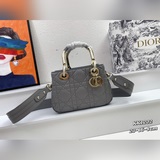 Комплект Lady Dior Модная сумка из кожи с простеганным узором в виде крупной кле