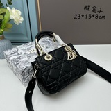 Комплект Lady Dior Модная сумка из кожи с простеганным узором в виде крупной кле