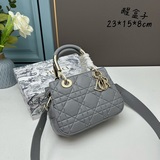 Комплект Lady Dior Модная сумка из кожи с простеганным узором в виде крупной кле