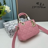 Комплект Lady Dior Модная сумка из кожи с простеганным узором в виде крупной кле