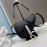 Большой размер 【Dior Saddle белый, тонкие бретели, серия с отпечатками ладоней】 