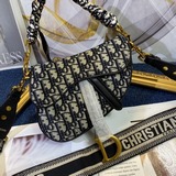 【Оригинальное качество, серия Dior Saddle с узором в виде старого шлема, лучшая 