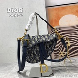 Маленькая сумка (с коробкой) [Dior saddle с тонким плечевым ремнем] [В комплекте