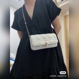 В комплекте с коробкой, сумка для мобильного телефона Lady Dior, синяя с золотой