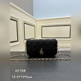 В комплекте с коробкой, сумка для мобильного телефона Lady Dior, синяя с золотой