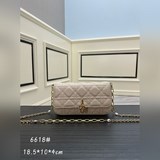 В комплекте с коробкой, сумка для мобильного телефона Lady Dior, синяя с золотой